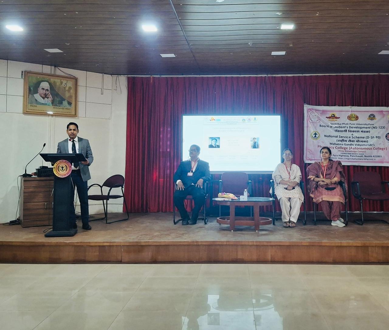 Sanjeet Kumar at podium
